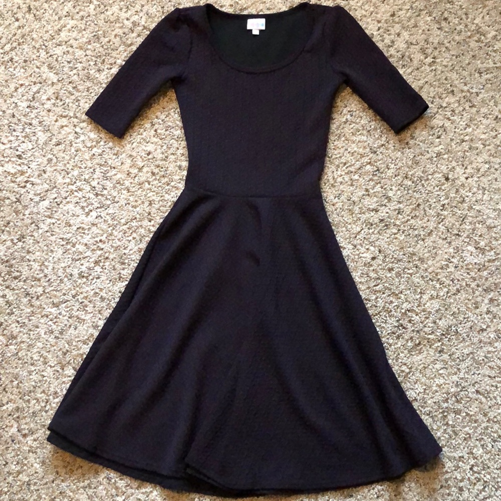 dark purple cocktail dress